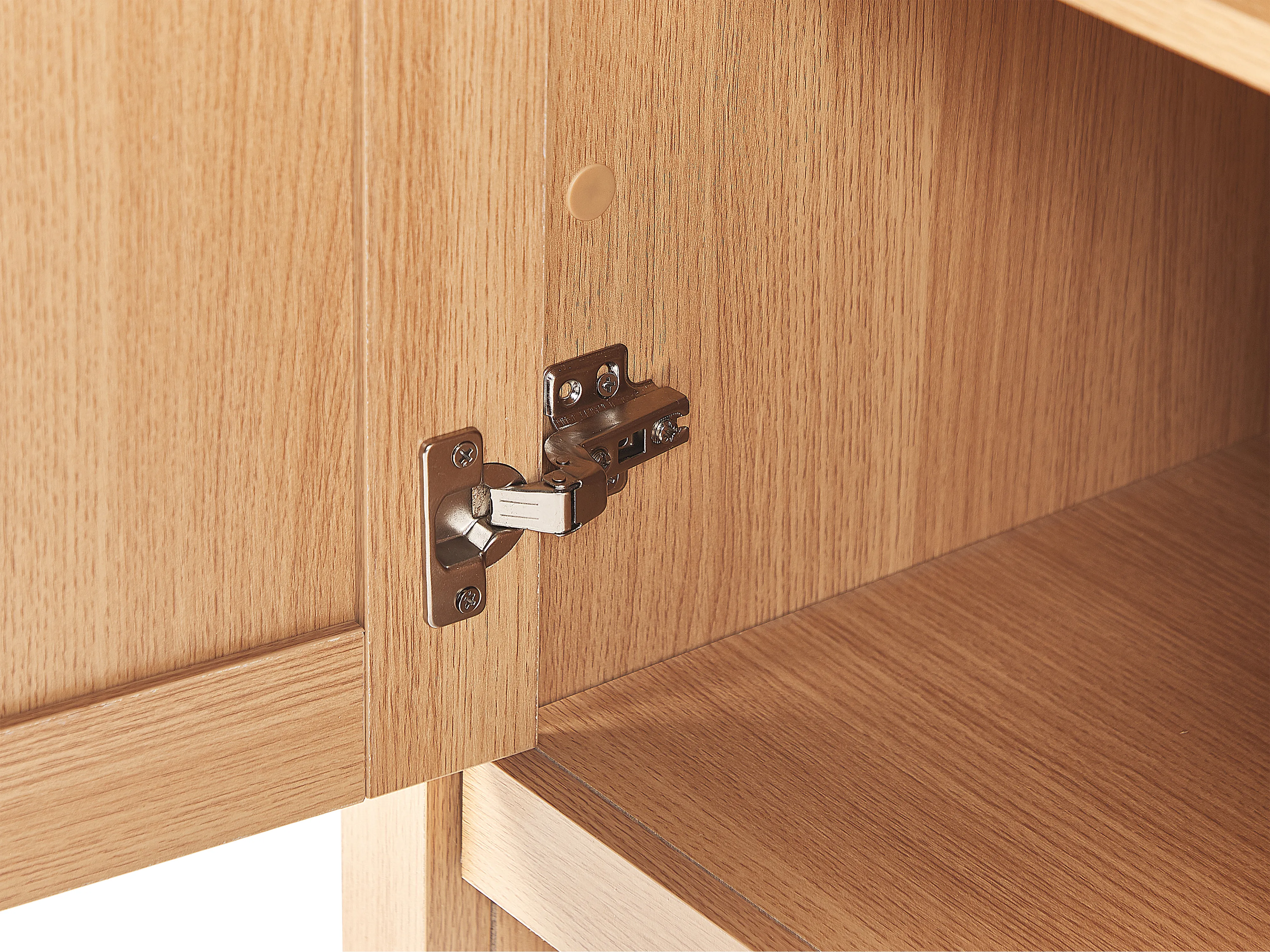 Dressoir met 2 deuren LANSIN Lichtbruin