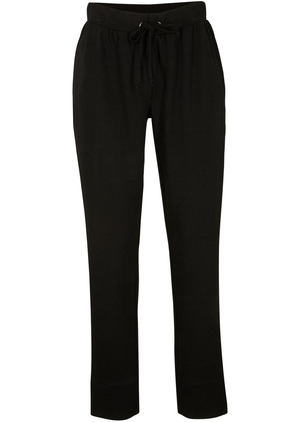 Pantalon extensible Punto di Roma avec détails zips