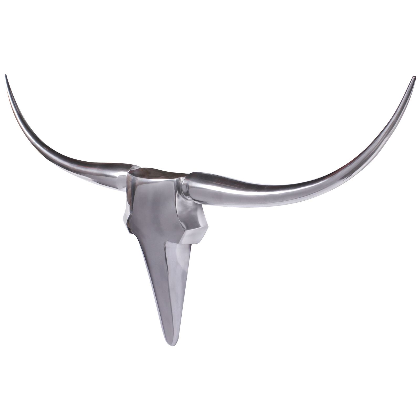 Wandgeweih - silber - Aluminium - 125 cm