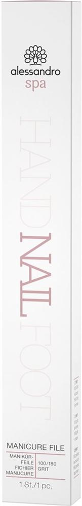 ALESSANDRO INTERNATIONAL Manicure File 100 / 180 1 Stk