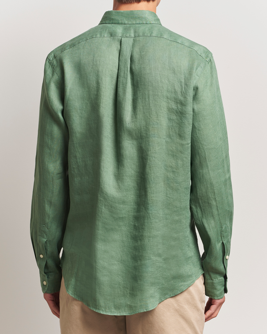 Polo Ralph Lauren Slim Fit Linen Shirt Fatigue