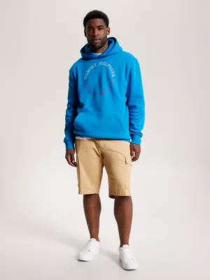Moletom com capuz e logo redondo Hilfiger Monotype Plus
