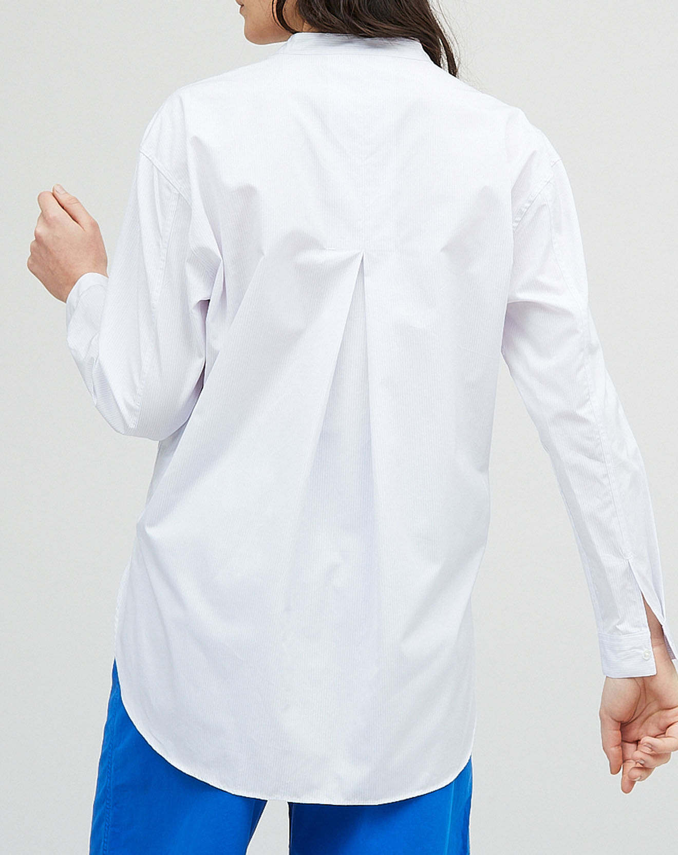 Chloé Stora Blouse Claudie à rayures rose très pâle