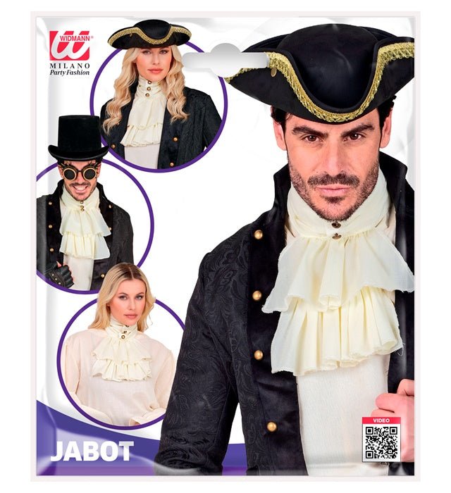 Wit Beige Jabot