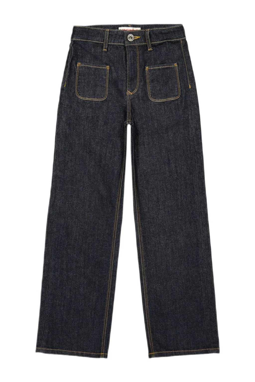 Vingino straight leg jeans Cato pocket dark blue denim