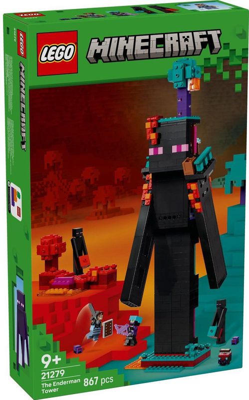 Lego - Enderman Toren - Bouwspel - Groen - Kunststof