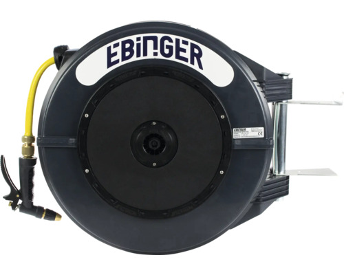 Professionele slanghaspel EBINGER DR 100 – R3, met 25 m ½” PVC-slang