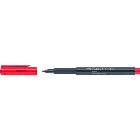 Faber-Castell Neon Marker 121, Farbe little red corvette