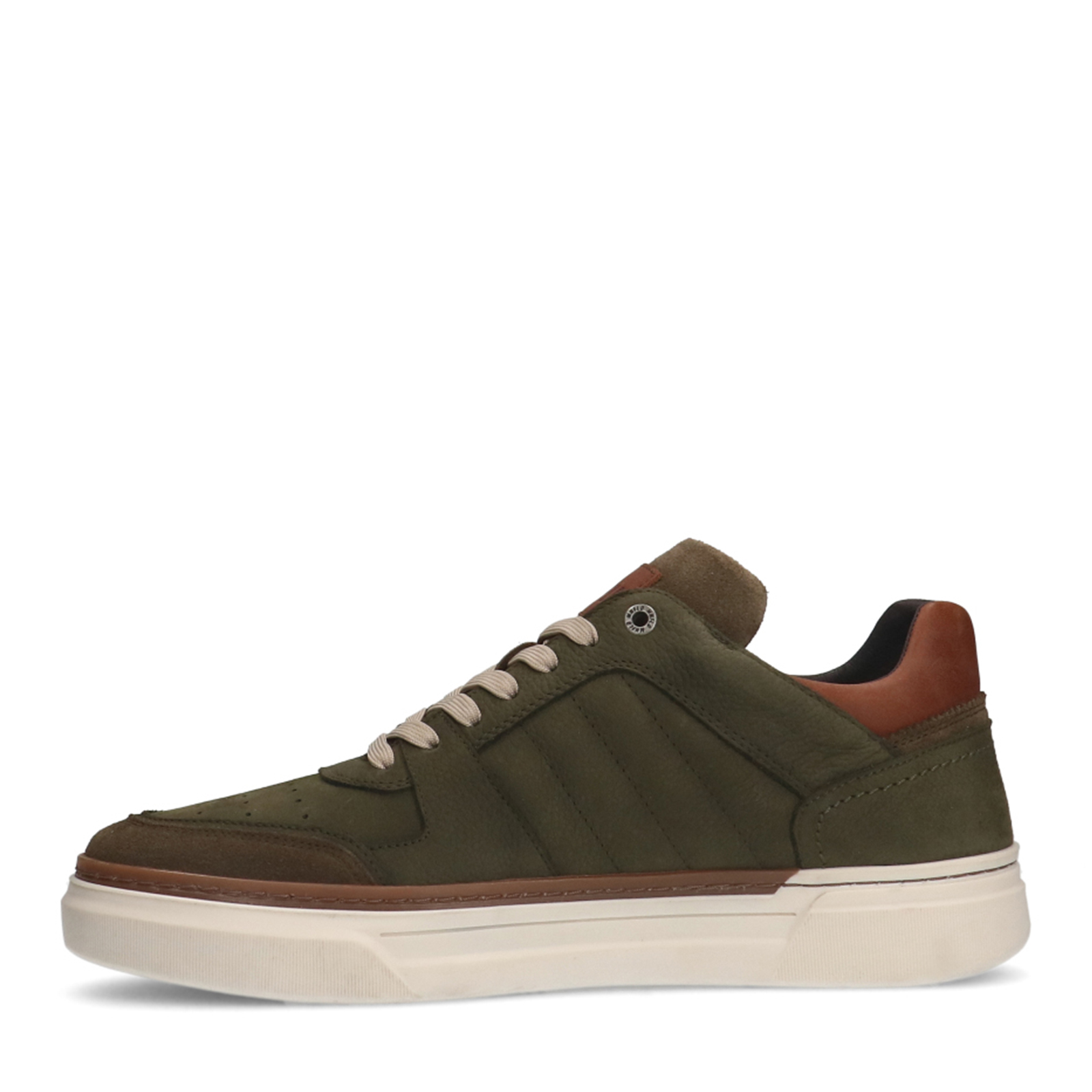 Khaki nubuck sneakers