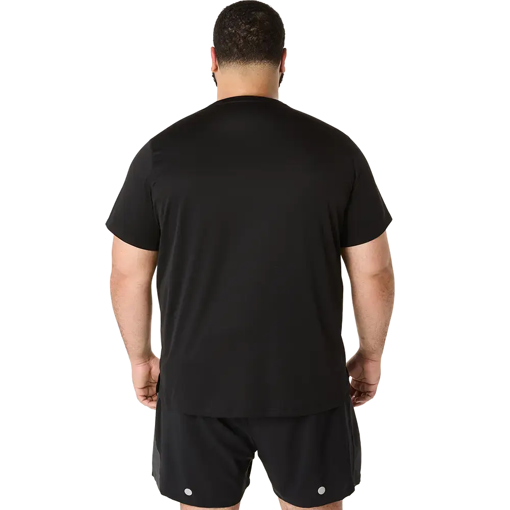 ASICS Core Hardloopshirt Korte Mouwen Zwart Heren