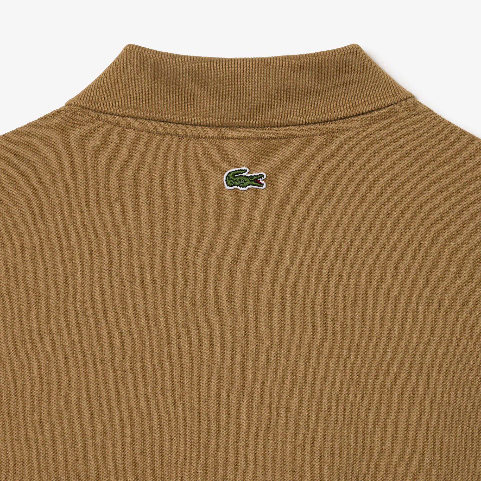 Poloshirt aus Baumwollpiqué mit L.12.12 Aufnäher Kurze Ärmel - Braun - Lacoste - Herren