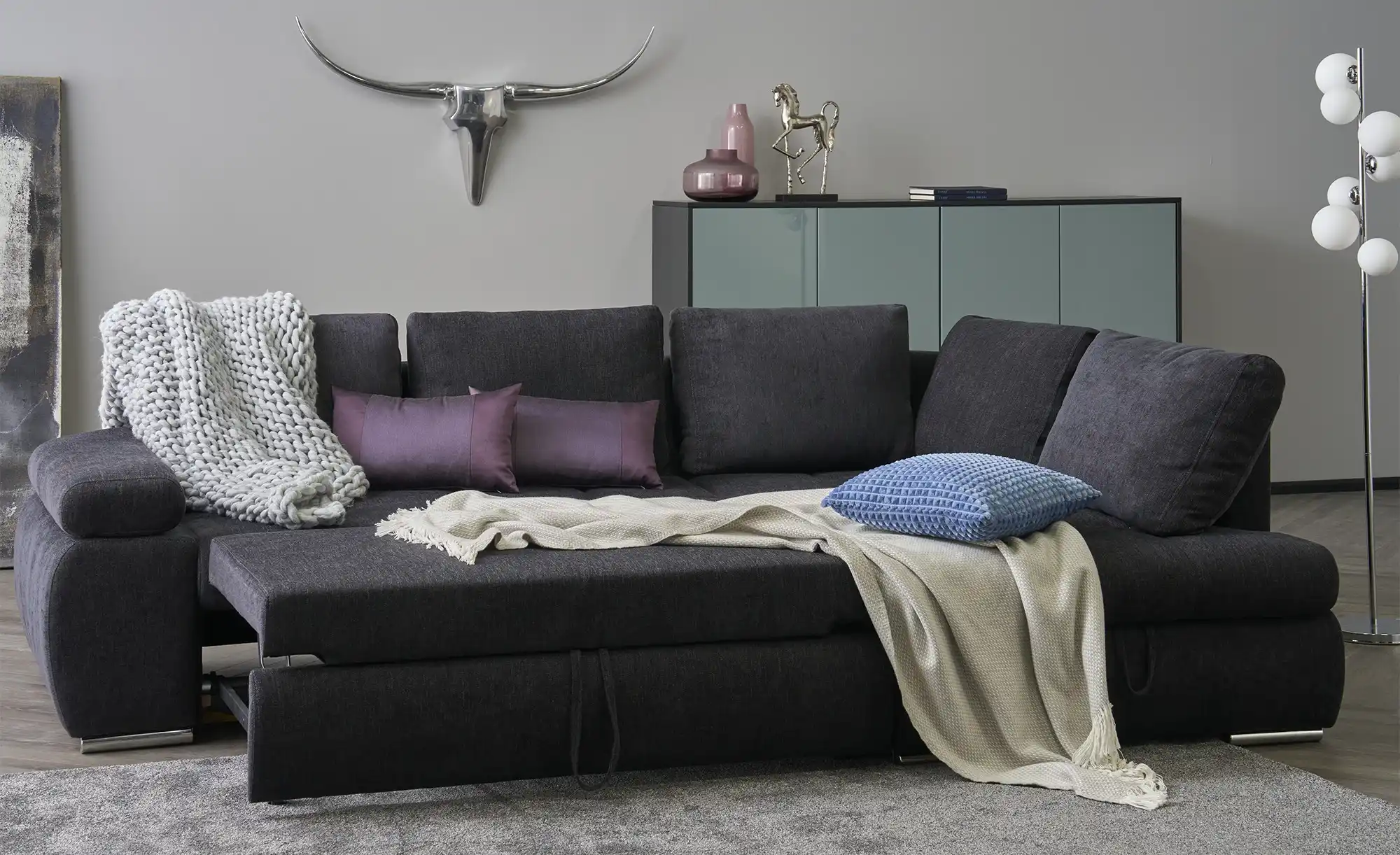 switch Ecksofa aus Flachgewebe Sky