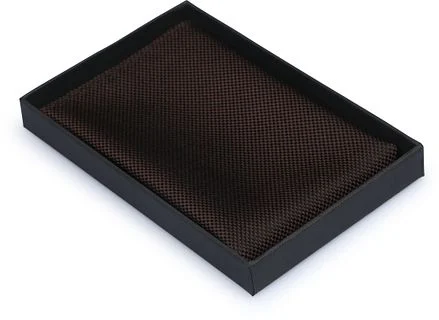 Suitable Zijde Pochet Bruin POOXF-17 Chocolat kopen
