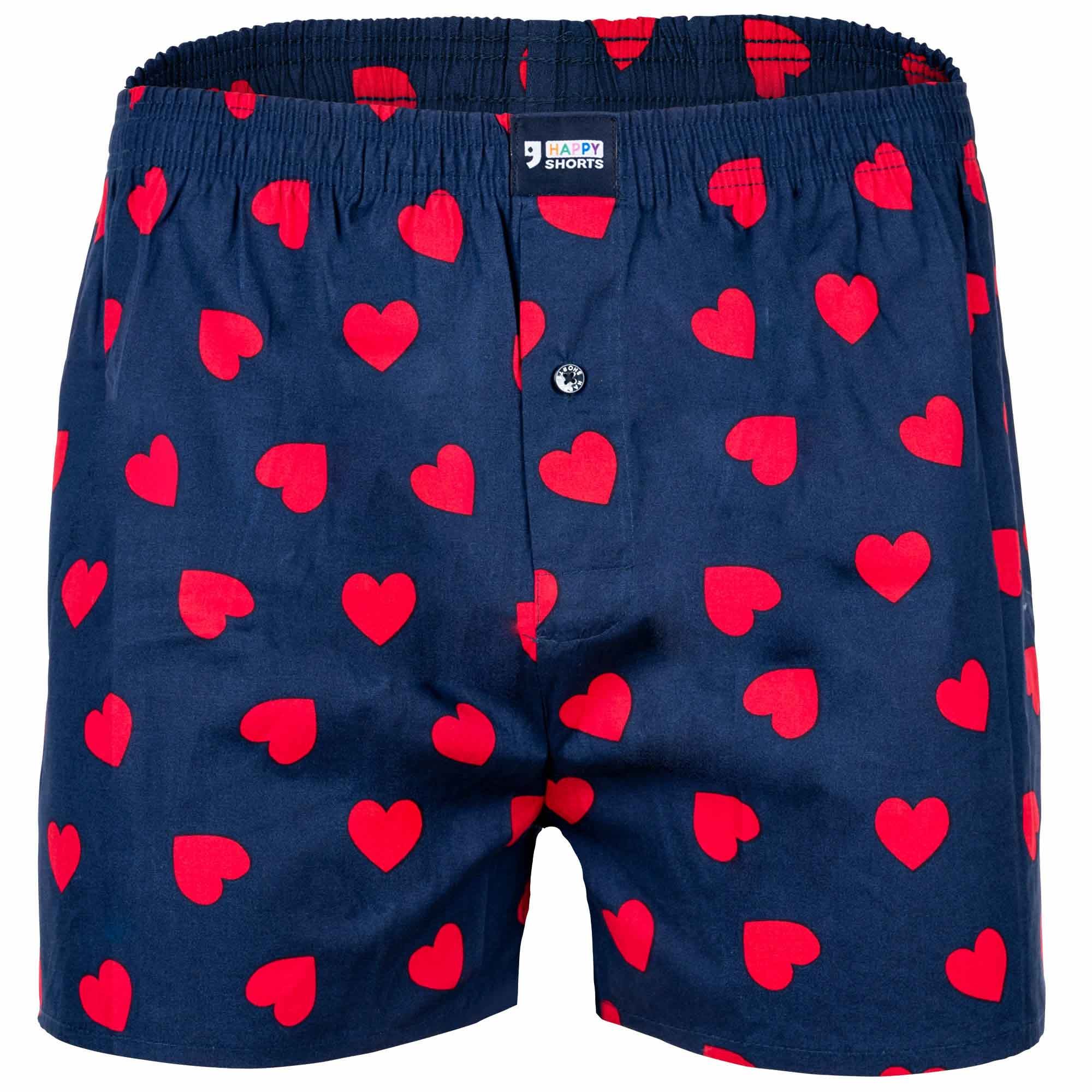 Herren Web-Boxershorts Mehrfarbig