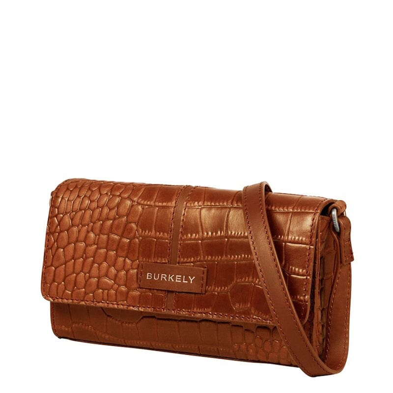 Burkely Cool Colbie Crossbody Flap Bag Cognac