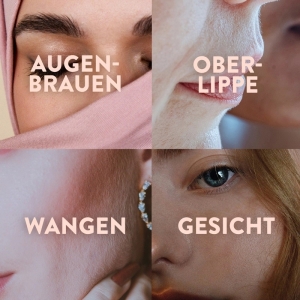 VEET Pure Haarentfernungscreme-Set Gesicht, 2 x 50 ml