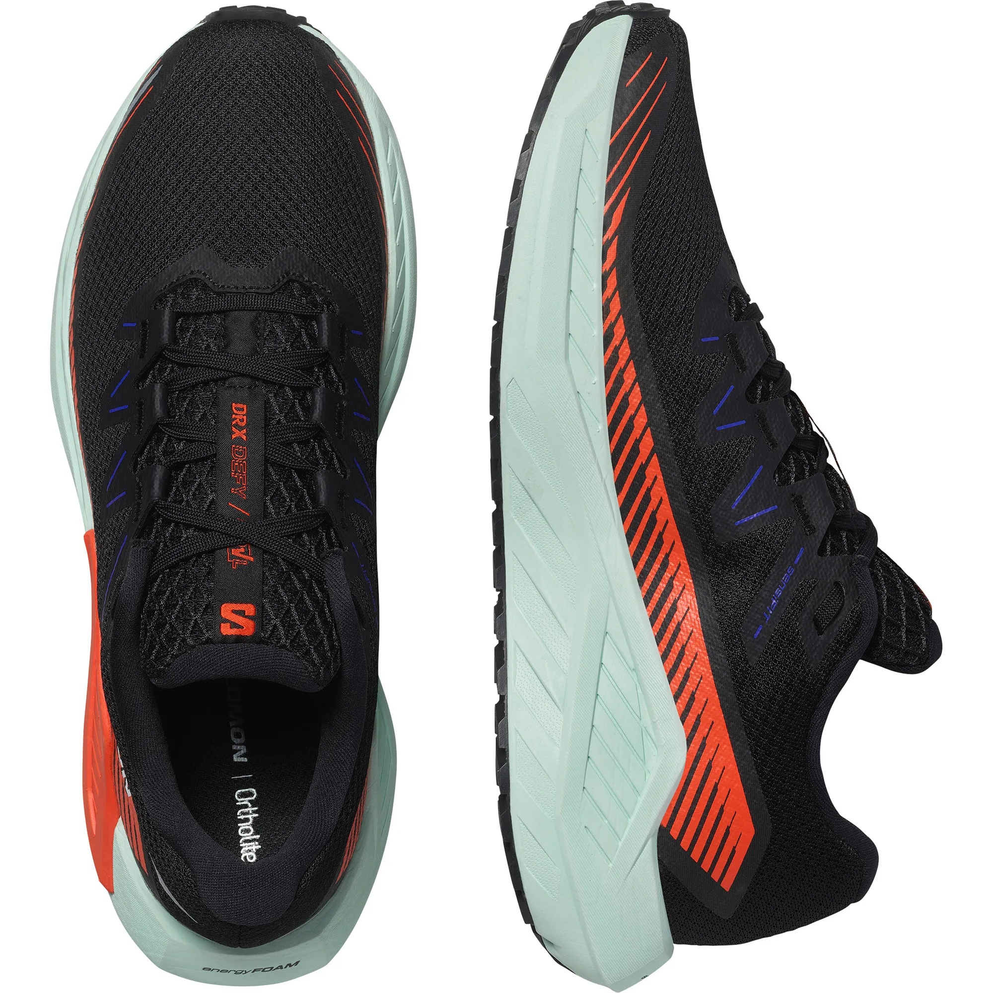 Salomon Men's DRX Defy GRVL Black/Cherry Tomato/Bay