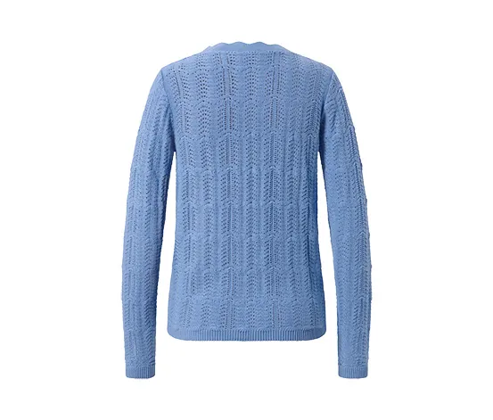 Strickjacke mit Ajour-Muster