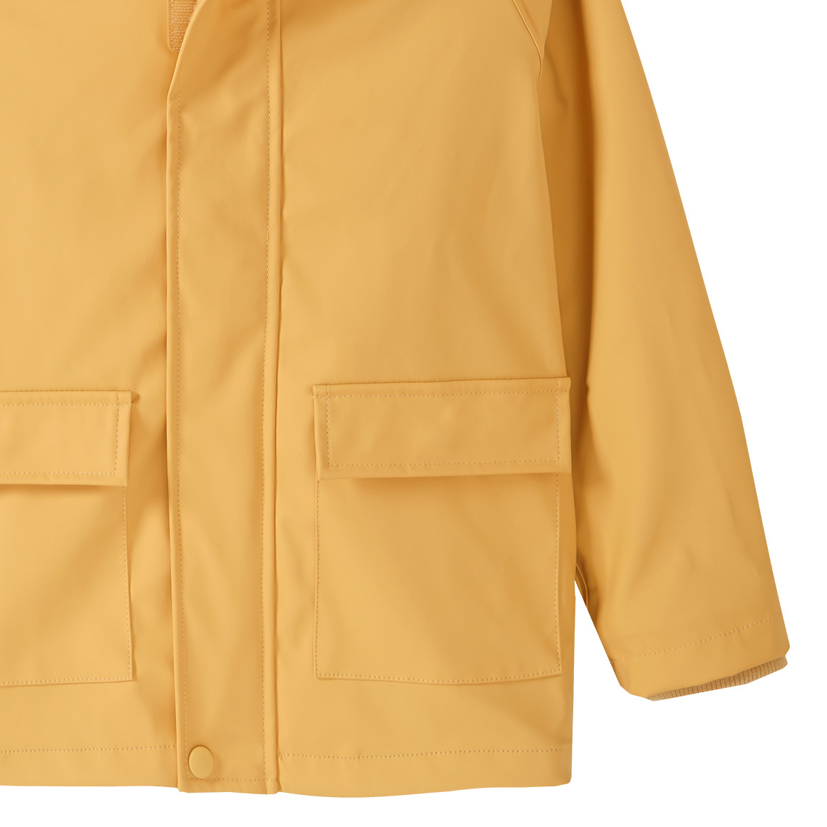 Famy Kinder Regenjacke mit Beschichtung gelb