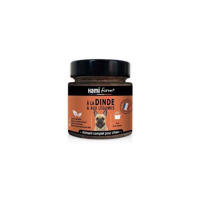 Les cuisinés pour chien - Pâtées à la dinde - Lot de 6 x 250 g