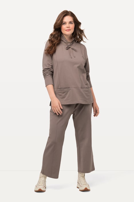 Culotte, weites Bein, Elastikbund, Biobaumwolle