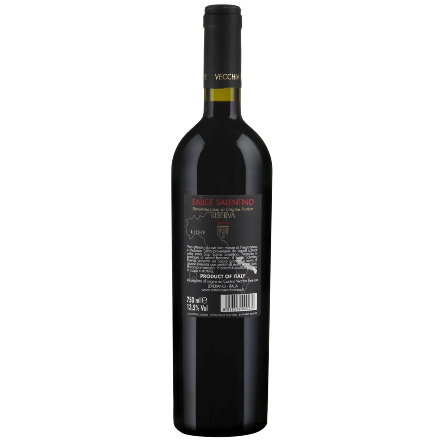 Salice Salentino DOC Riserva Vecchia Torre -75cl