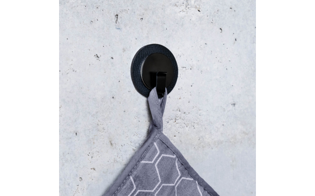 Silwy Magnet-Haken CLEVER BLACK inkl. Pad BLACK