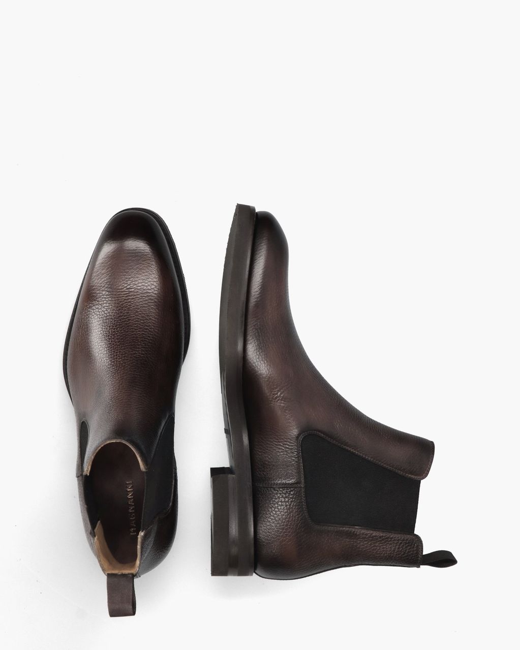 Magnanni 23800 Donkerbruin Heren Chelseaboots