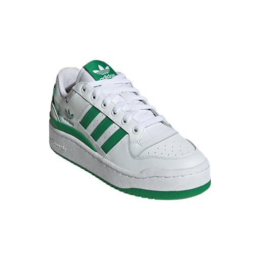 Adidas Forum Bold Stripes Sneakers, White/Green, 42