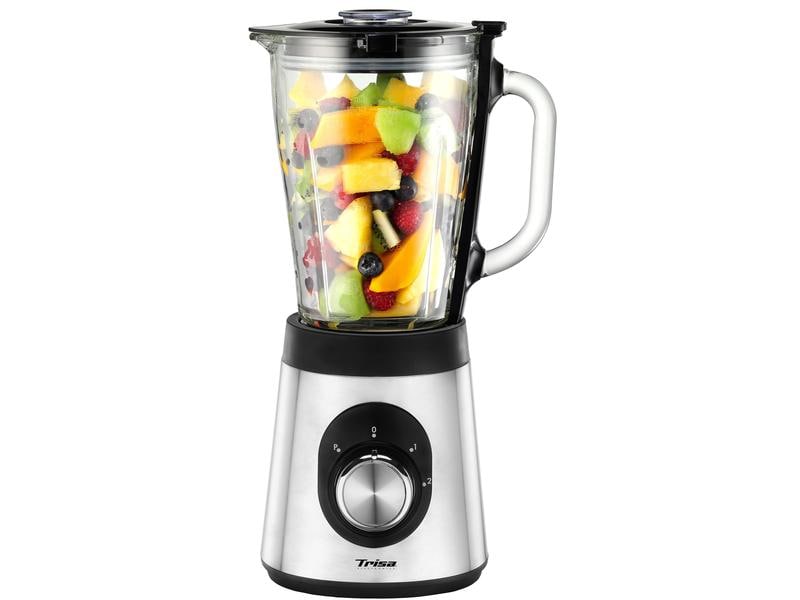 Trisa Standmixer Royal Crush Silber/Schwarz Leistungsstarker Blender