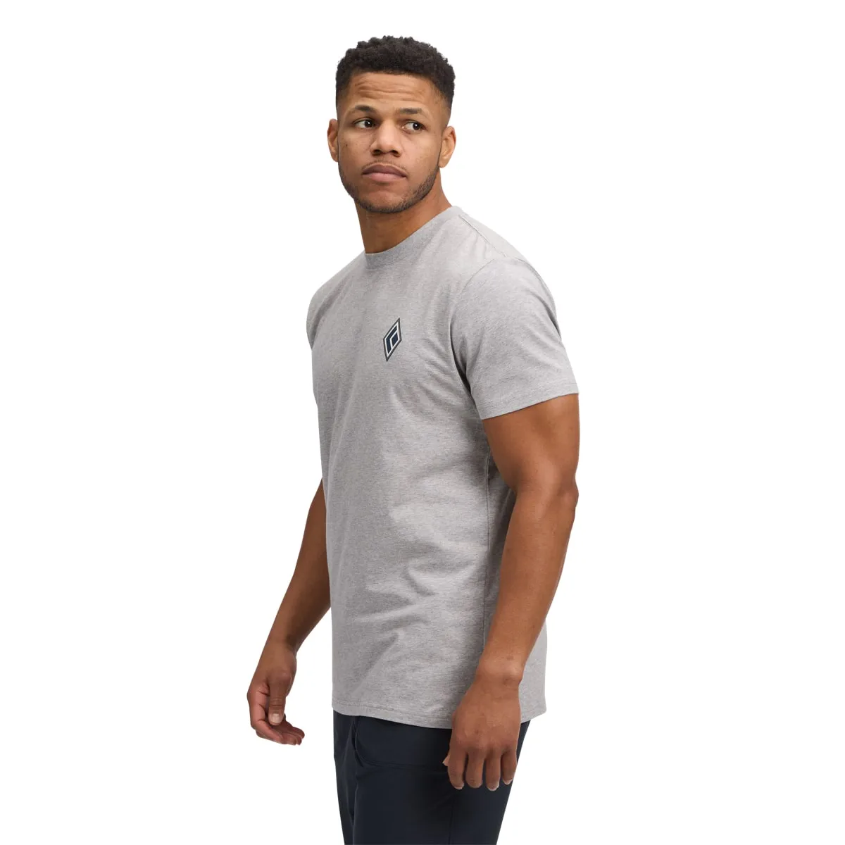 Black Diamond M Heritage Alpinist Ss Tee Nickel Heather