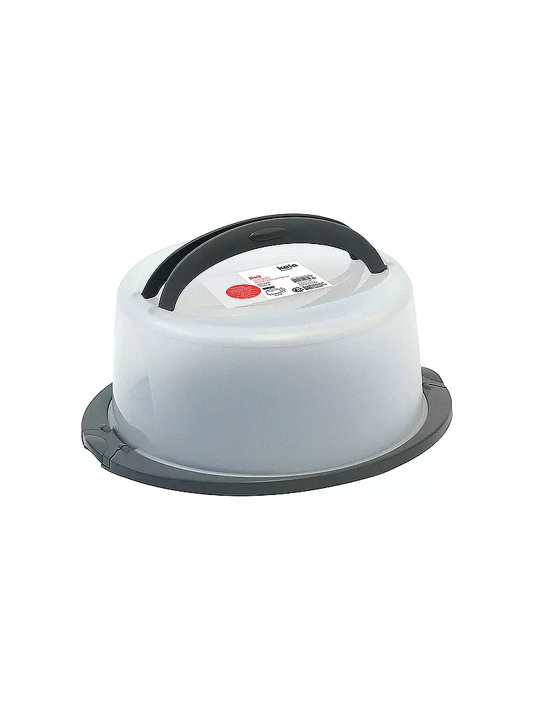 KELA Tortencontainer DELI 38cm Graphitgrau grau