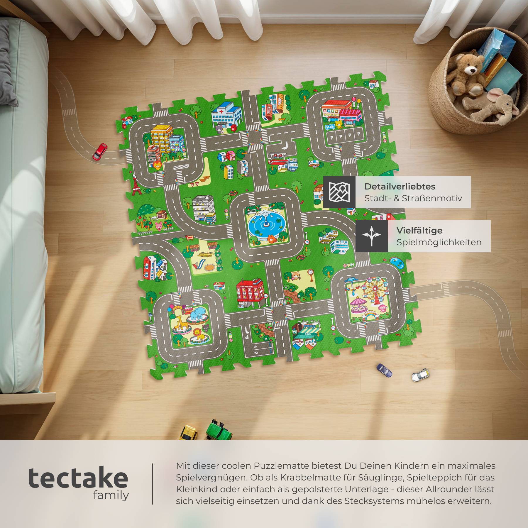 Puzzlematte MyCity