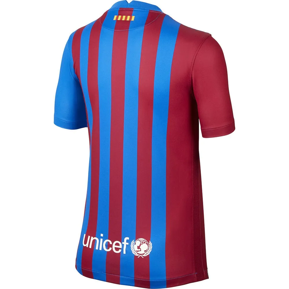 Nike FC Barcelona 21/22 Stadium Heim Junior-Kurzarm-T-Shirt