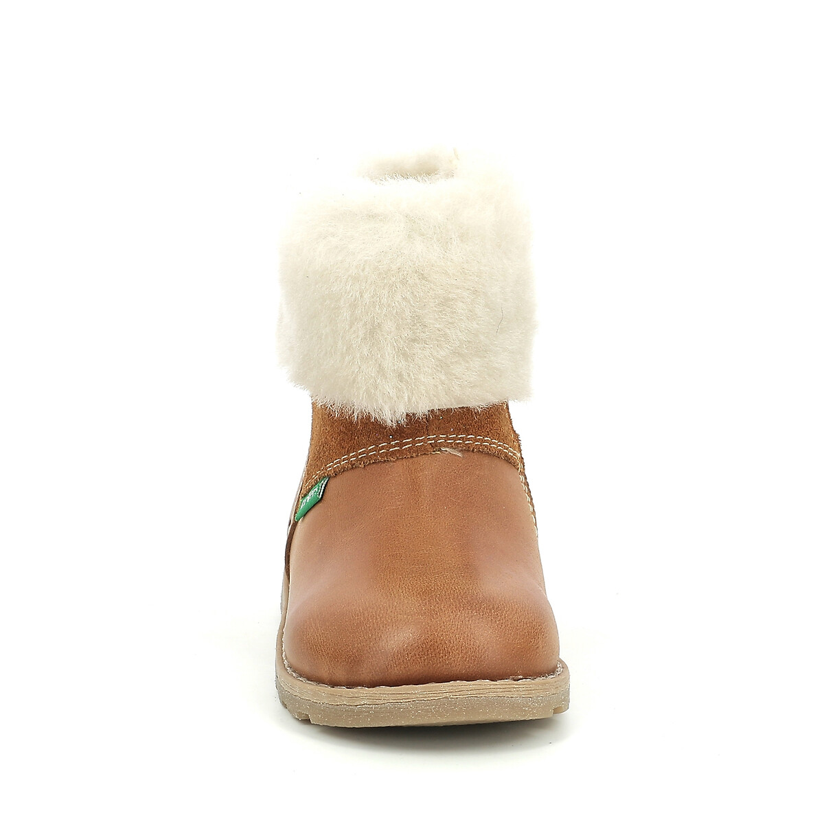 KICKERS<br>Botas de couro forradas Nonofur