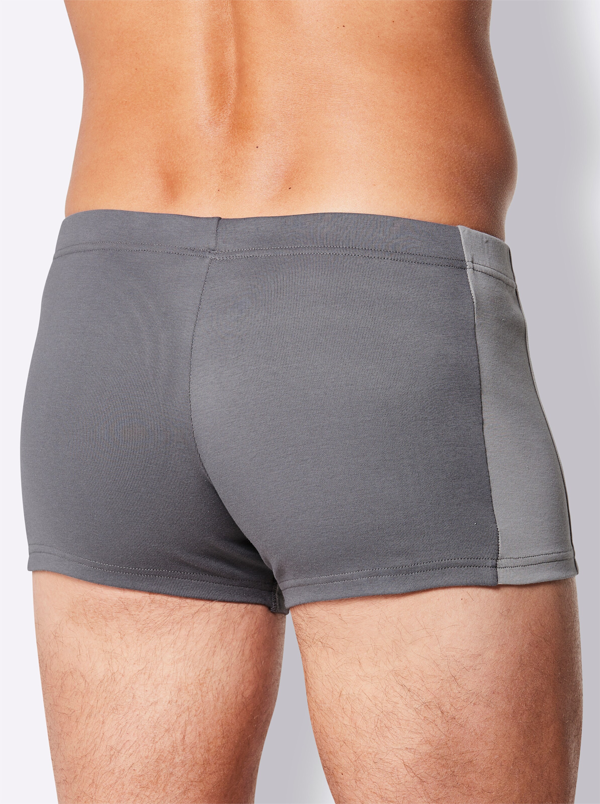 wäschepur men Hose kurz in jeansblau + anthrazit + bleu + steingrau