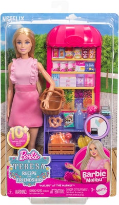 Barbie & Teresa Recipe for Friendship Lekesett med Dukke Marked