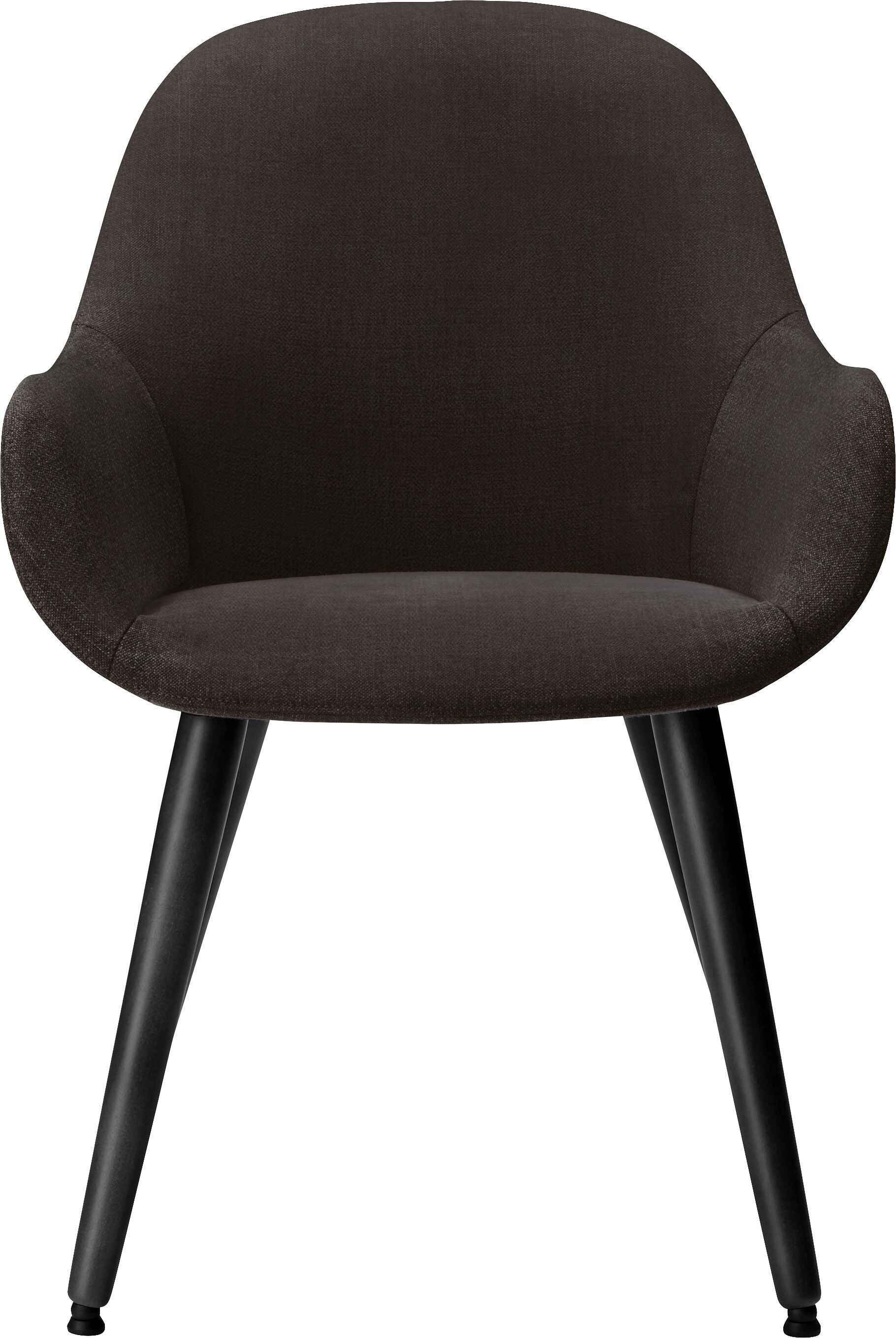 LAYLA Stuhl - Kaffee / B: 56.0 cm x T: 60.0 cm x H: 84.0 cm