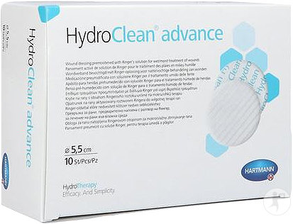 Hartmann Pansements HydroClean Advance Rond 5,5cm Pièces 10