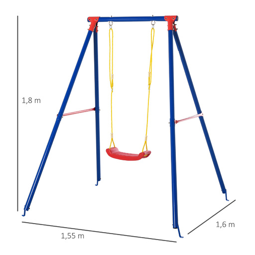Balanço infantil Outsunny 344-020nu