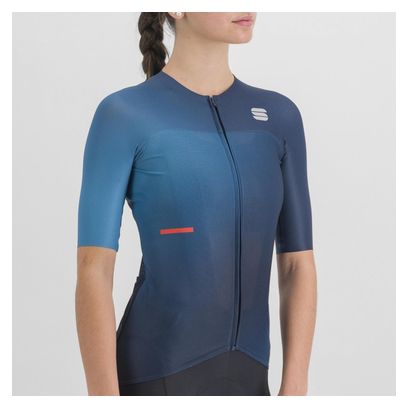 Maillot Manches Courtes Femme Sportful Light Pro Bleu