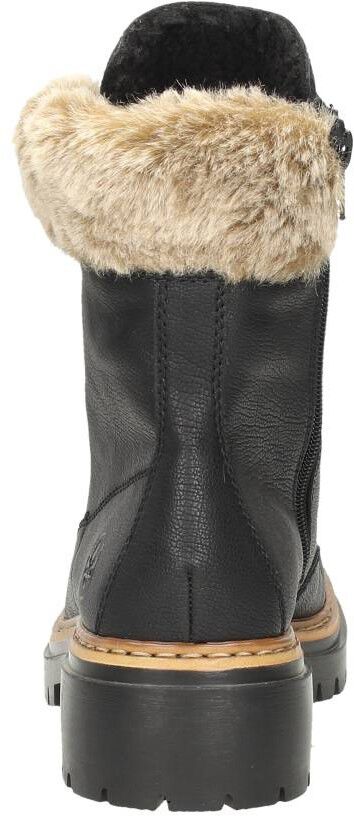 Rieker Veterschoenen Hoog zwart
