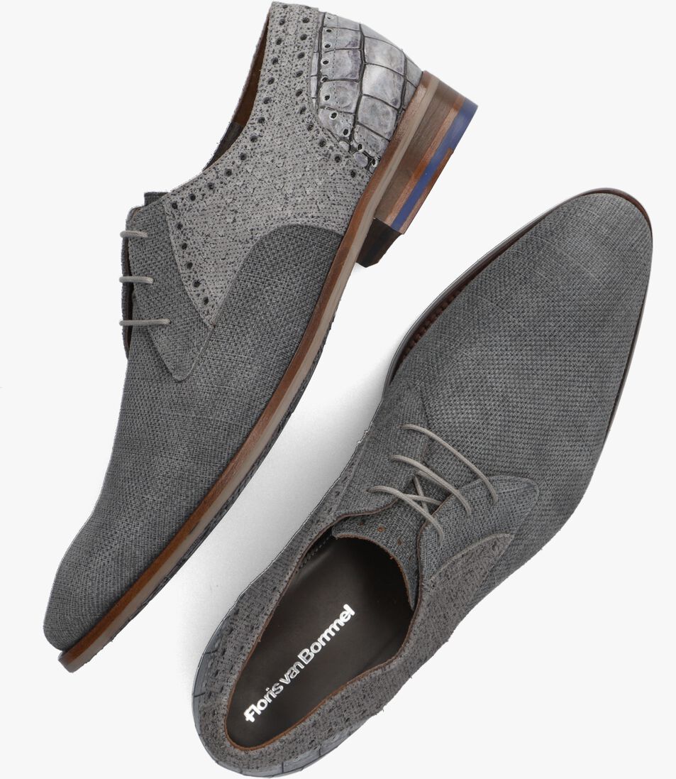 FLORIS VAN BOMMEL grijze floris van bommel nette schoenen sfm-30161