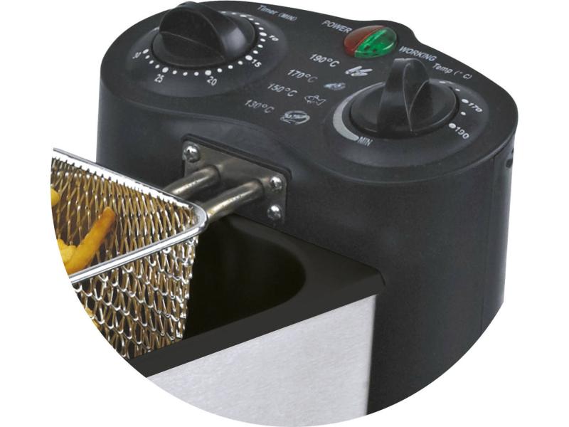 OHMEX Fritteuse FRY 3535 Ölfritteuse mit Kaltzonenprinzip