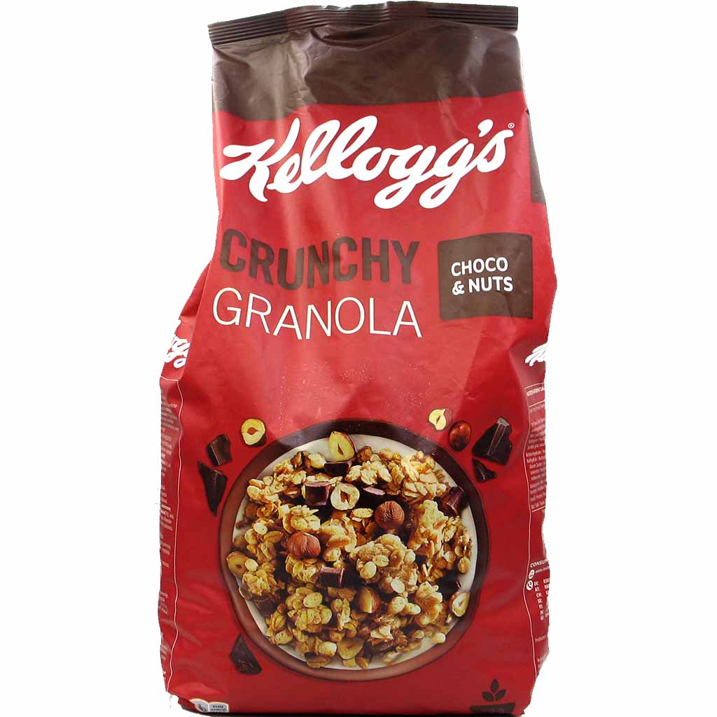 Kelloggs Crunchy Müsli Granola Choco & Nuts 1500g MHD:30.7.25