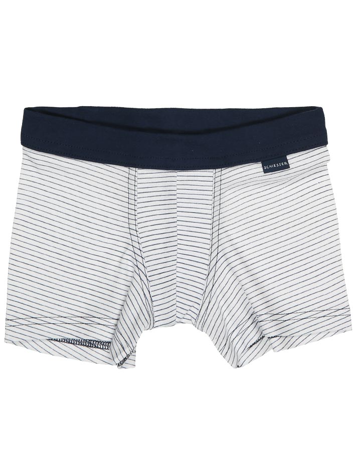 Boxershorts CLASSICS – BAGGER 2er Pack in dunkelblau/weiß