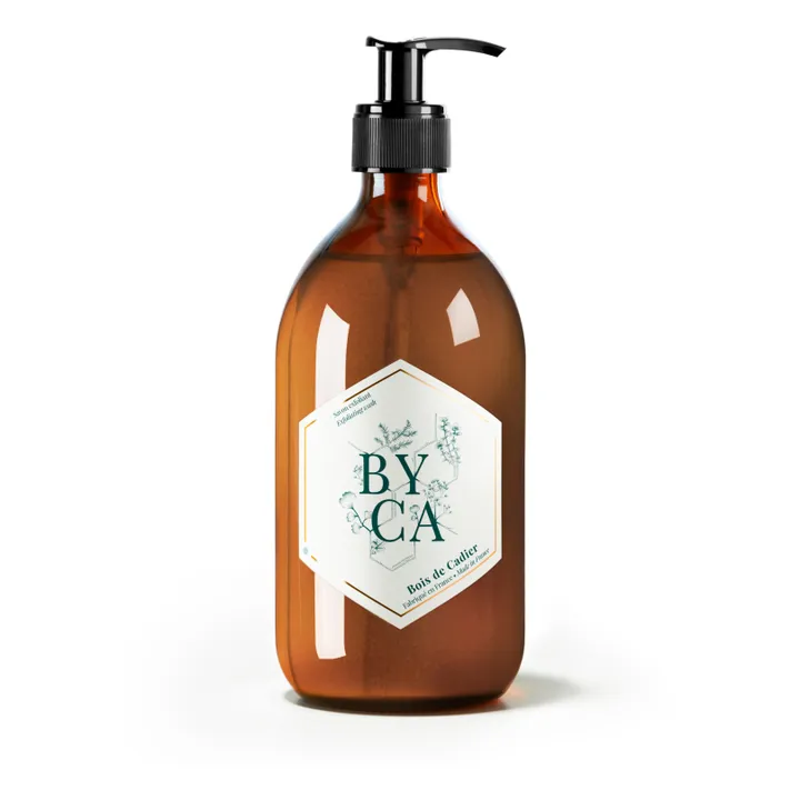 Byca Savon liquide exfoliant Bois de cadier - 480 ml