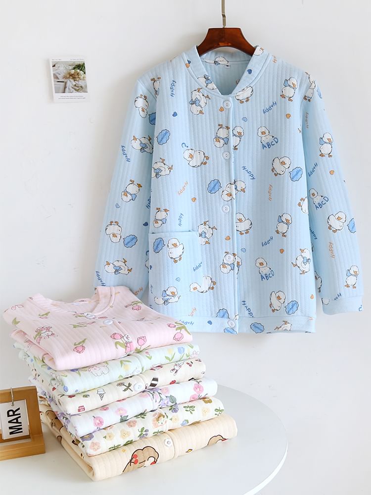Dogini - Pyjamashirt met patroon