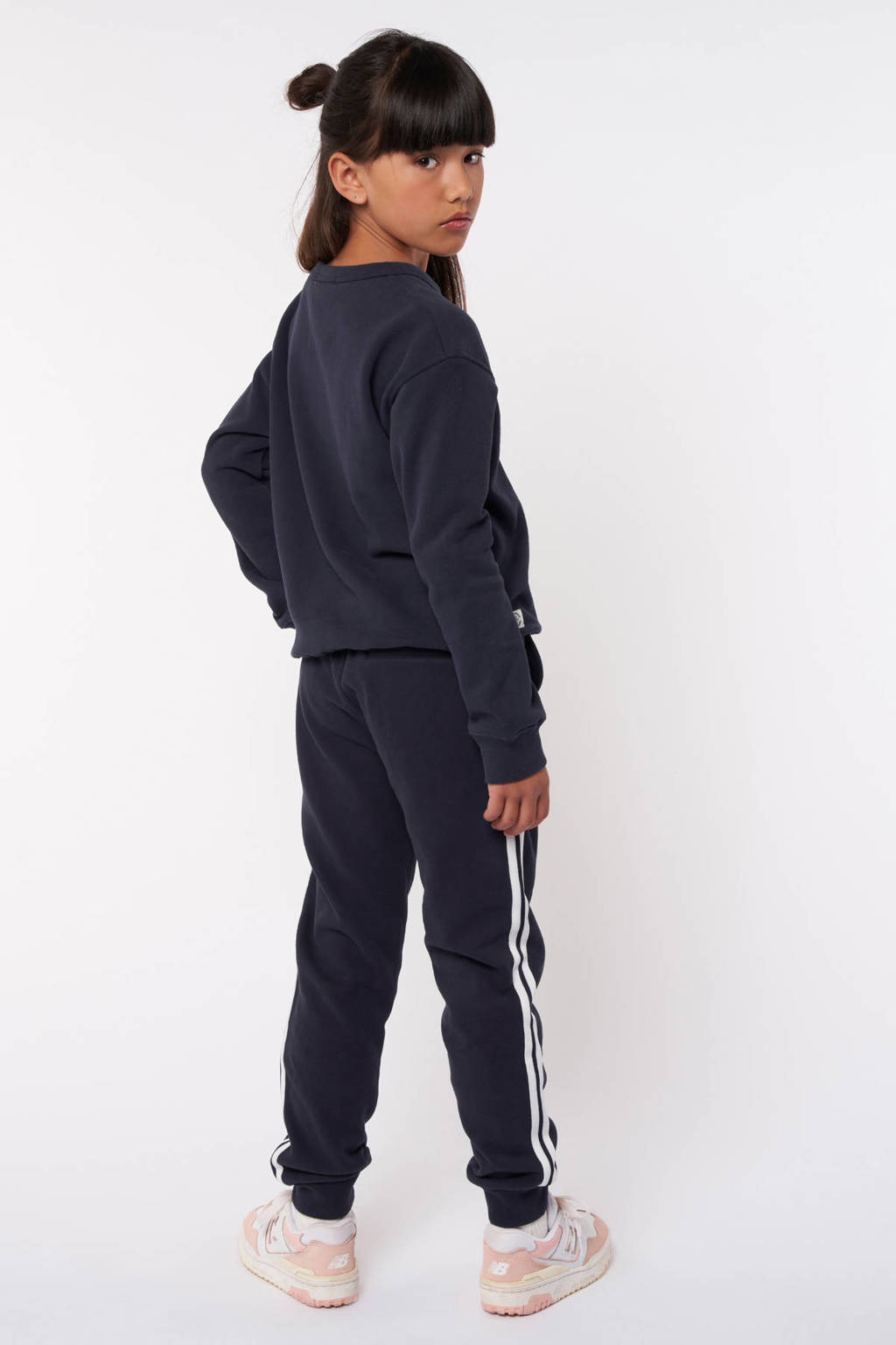 America Today slim fit joggingbroek Car Jr donkerblauw