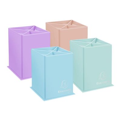 Exacompta Aquarel - Pot à crayons carré - disponible dans différentes couleurs pastels